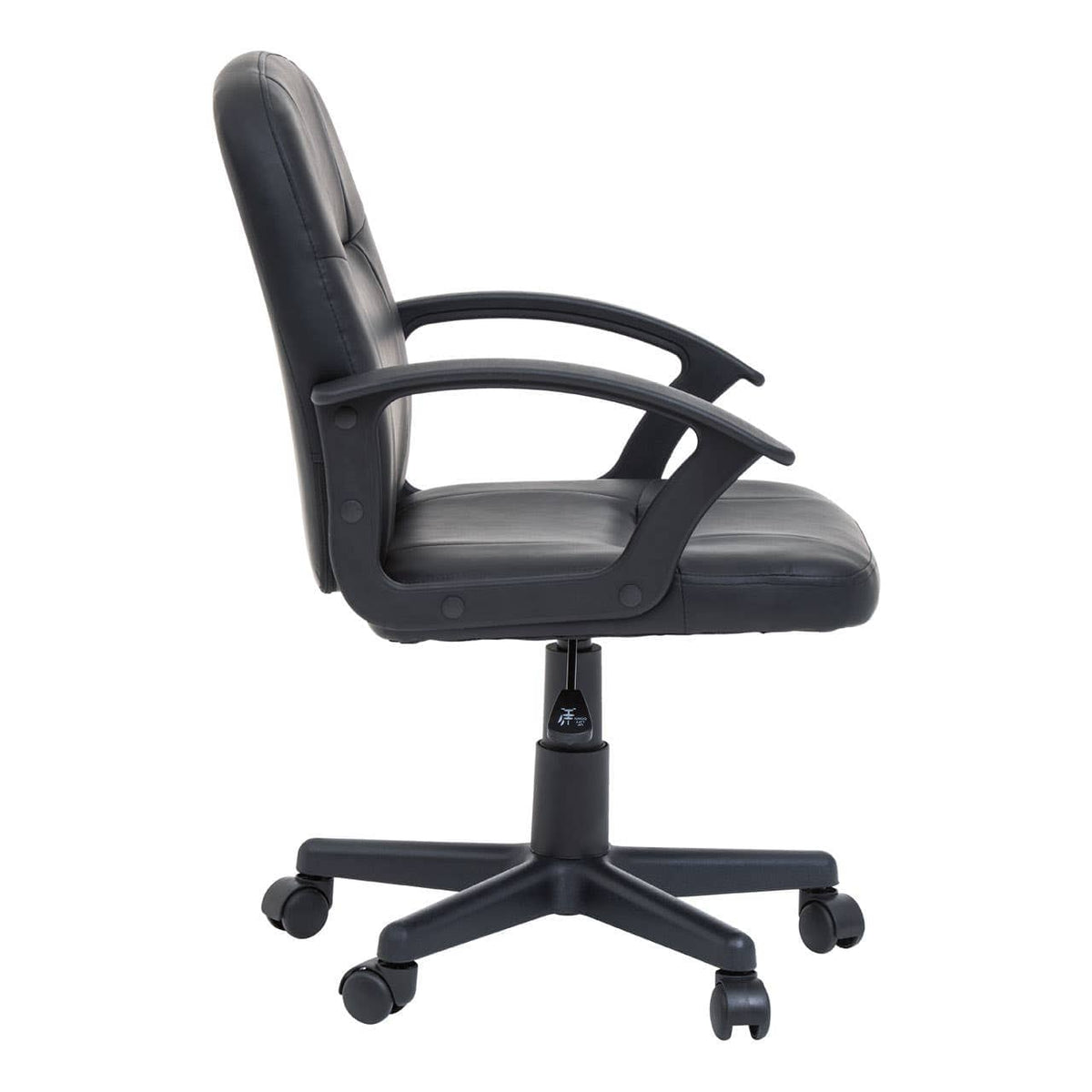 Brent Black Small Home Office Chair.