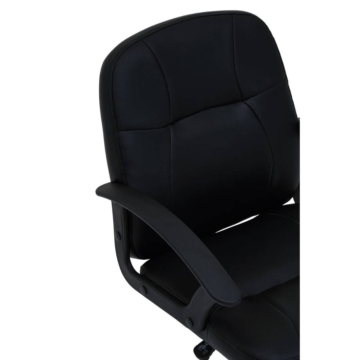 Brent Black Small Home Office Chair.