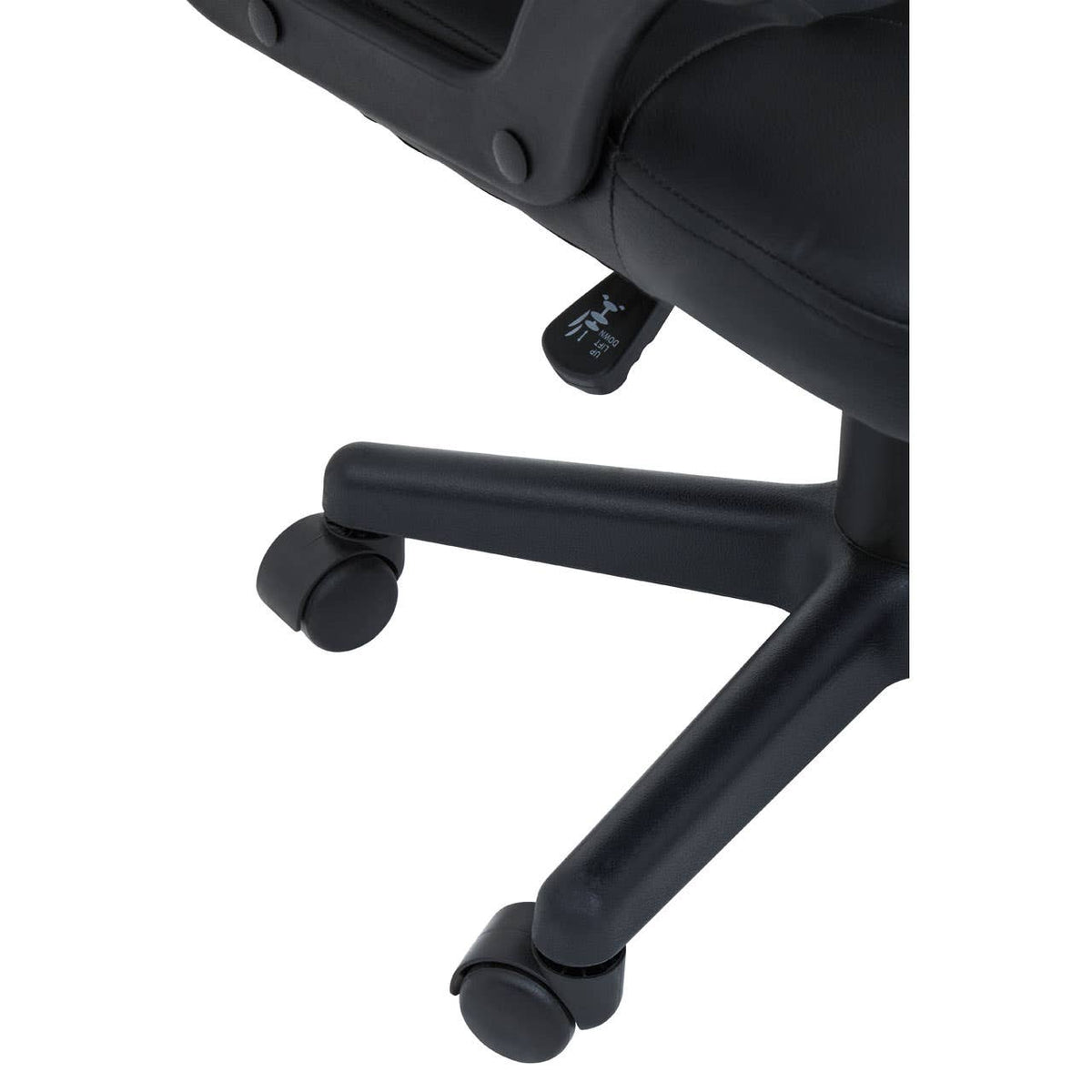 Brent Black Small Home Office Chair.