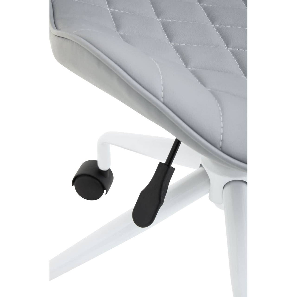 Brent Grey And White Home Office Chair.
