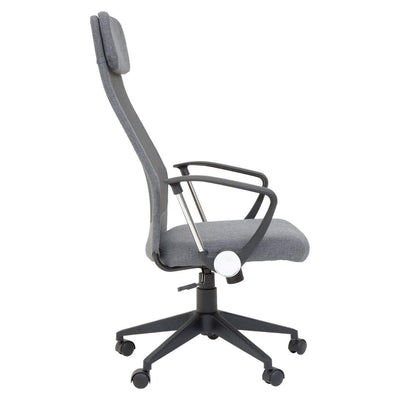 Noosa & Co. Living Brent Grey Mesh And Fabric Home Office Chair House of Isabella UK