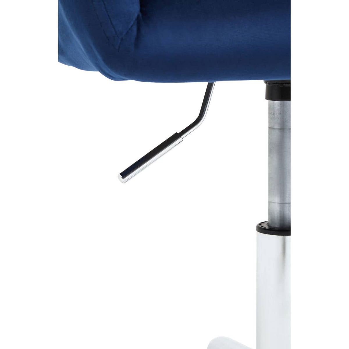 Brent Navy Velvet And Chrome Base Home Office Chair.