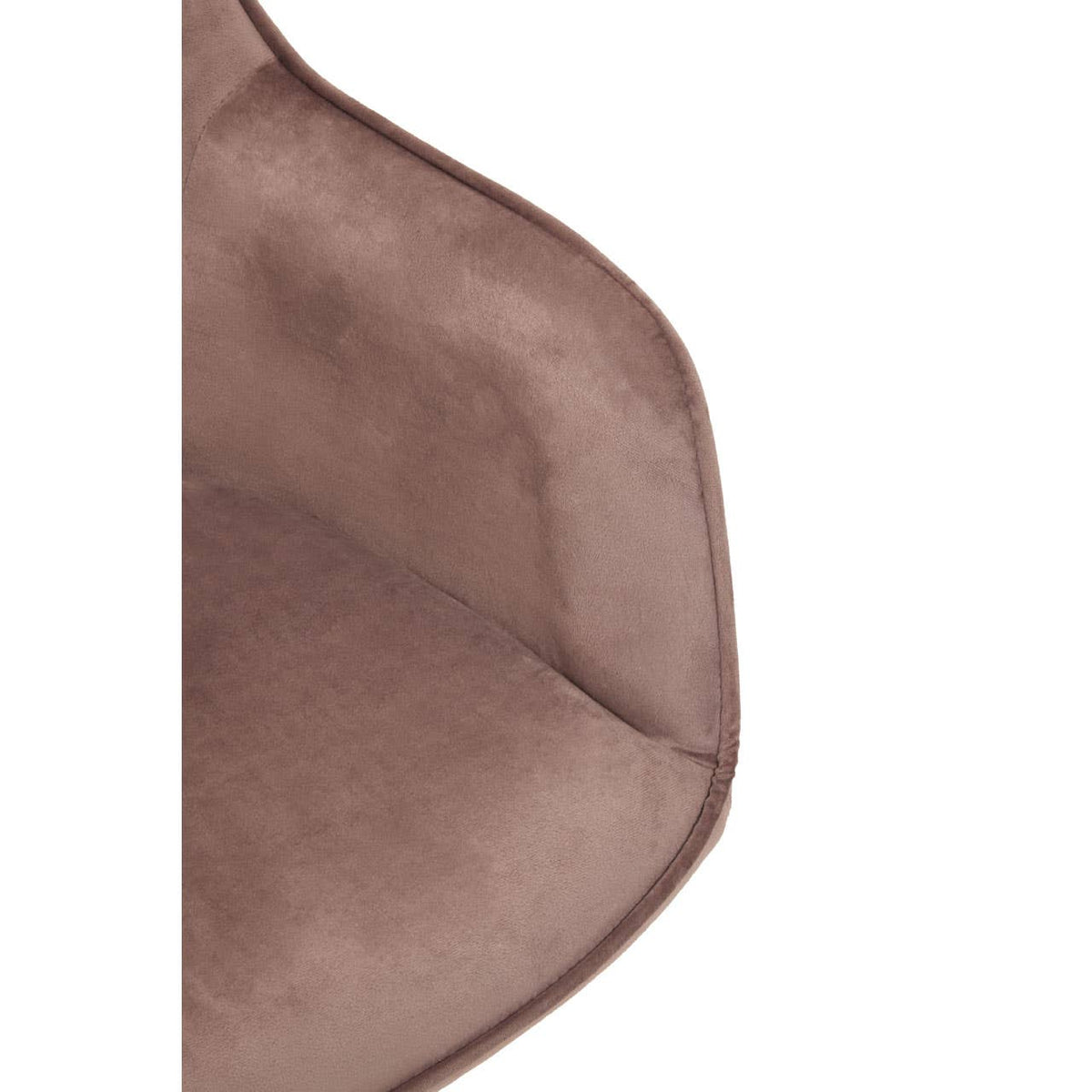 Brent Pink Velvet And Gold Home Office Chair.