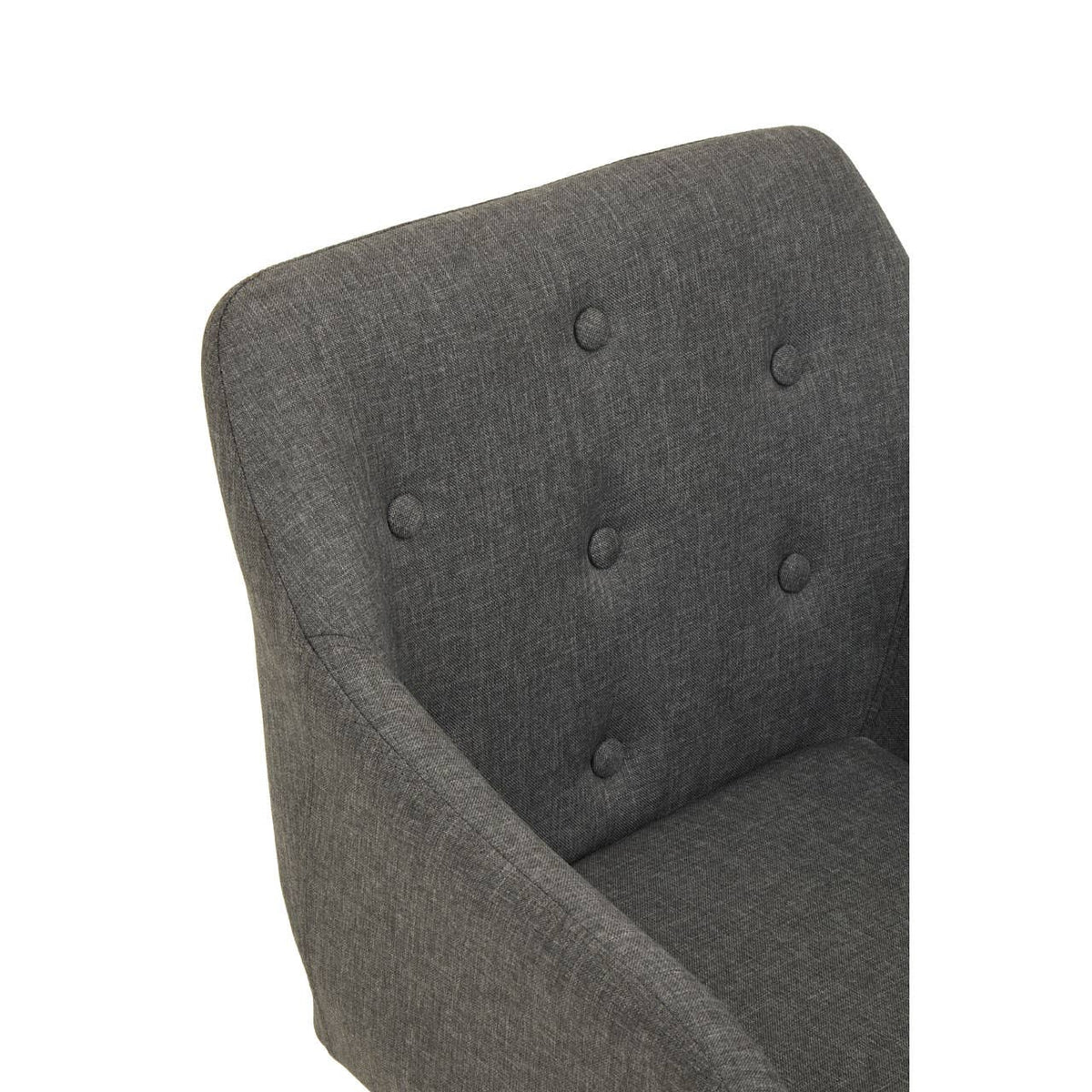 Brent Tufted Grey And Black Home Office Chair.