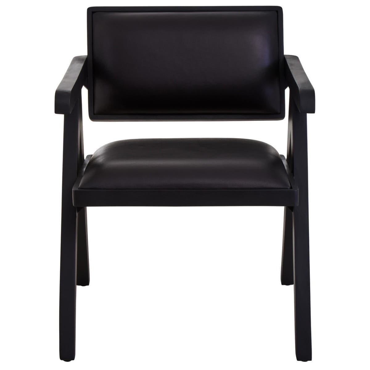 Noosa & Co. Living Buffalo Black Leather Armchair House of Isabella UK