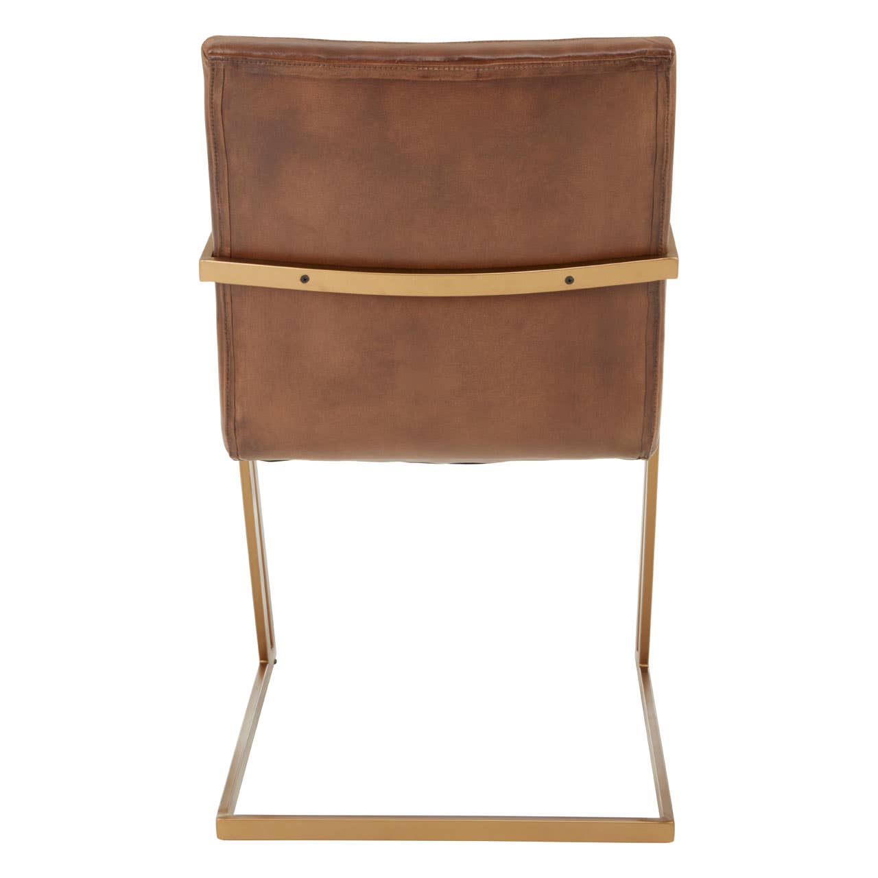 Noosa & Co. Living Buffalo Brown Leather And Iron Chair House of Isabella UK