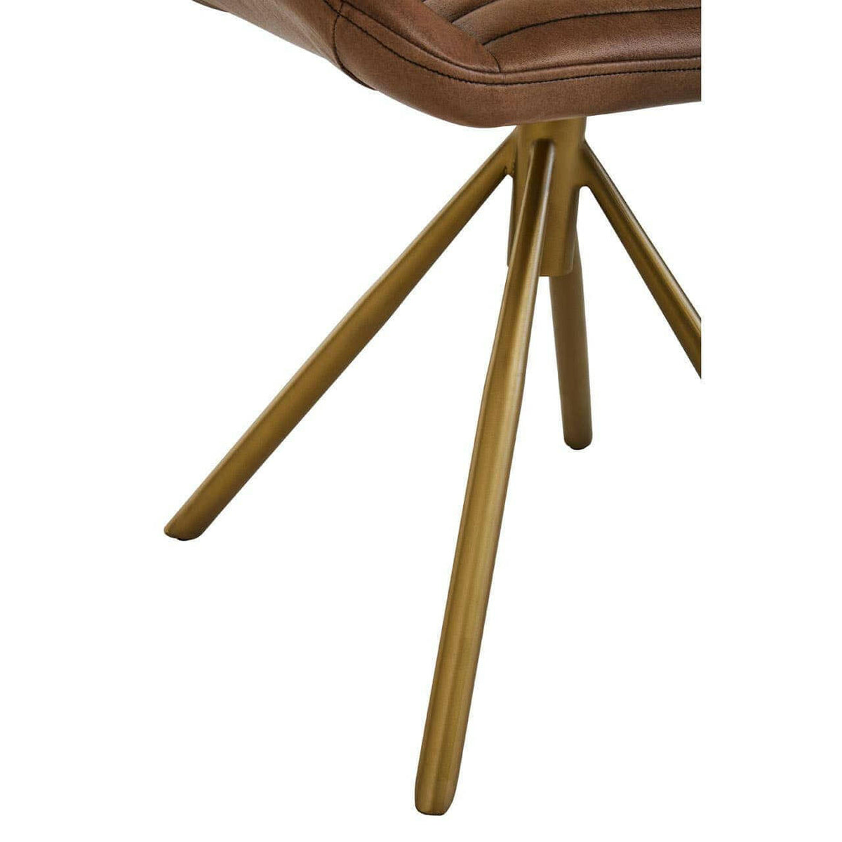 Buffalo Brown Leather Foot Stool.