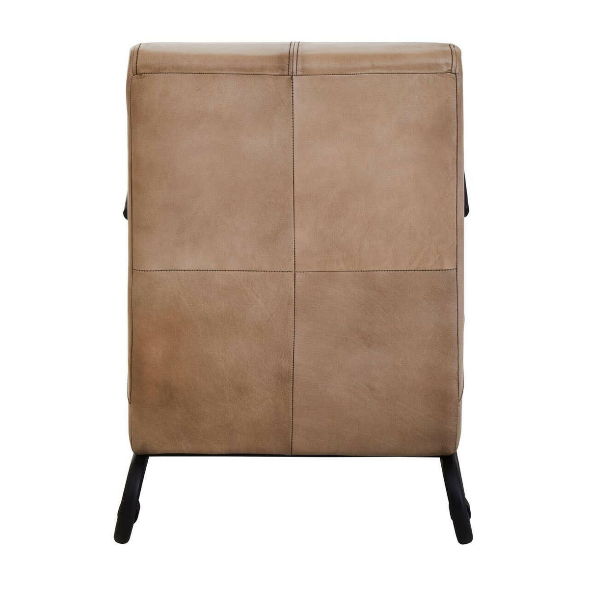 Buffalo Grey Leather Armchair.