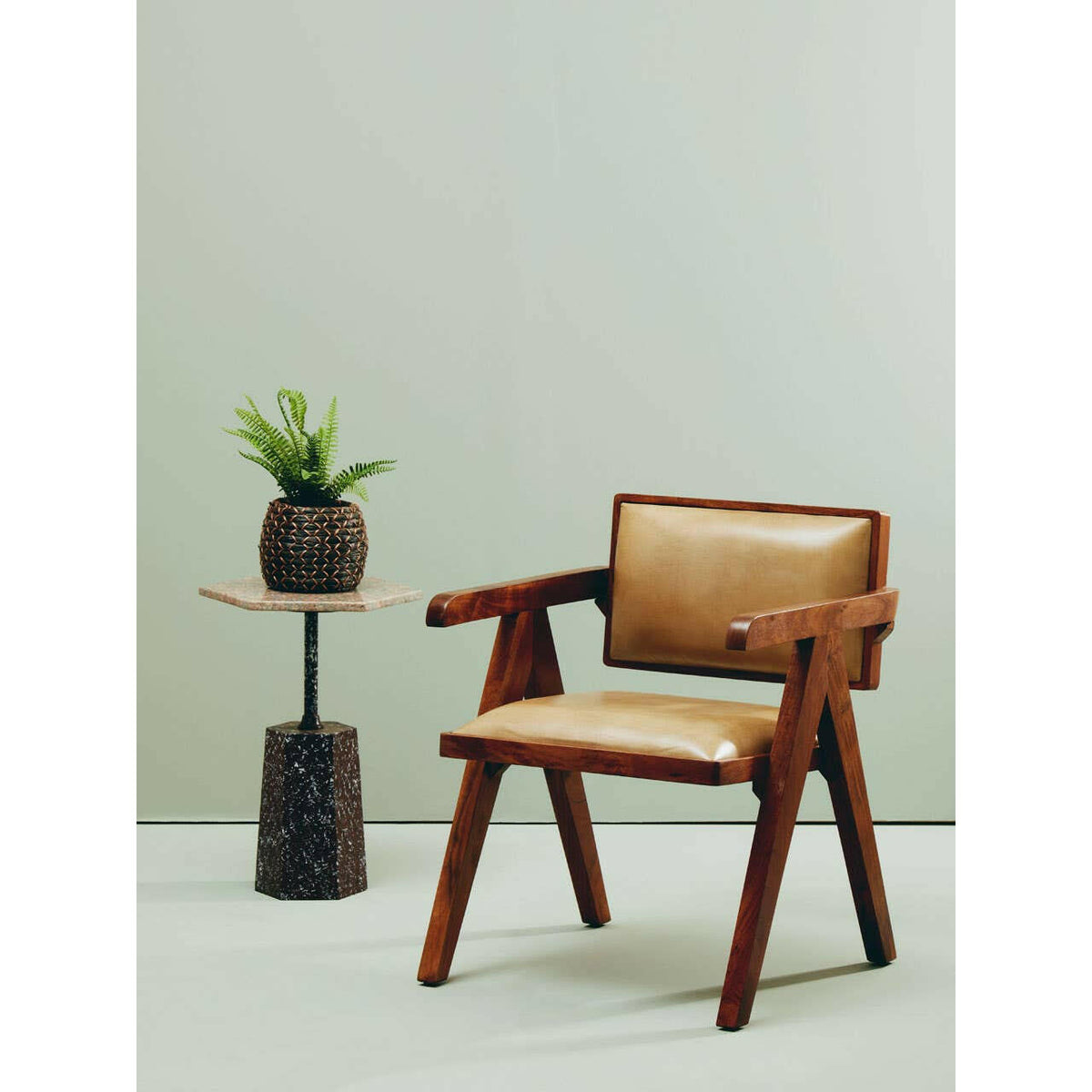Buffalo Natural Leather Armchair.