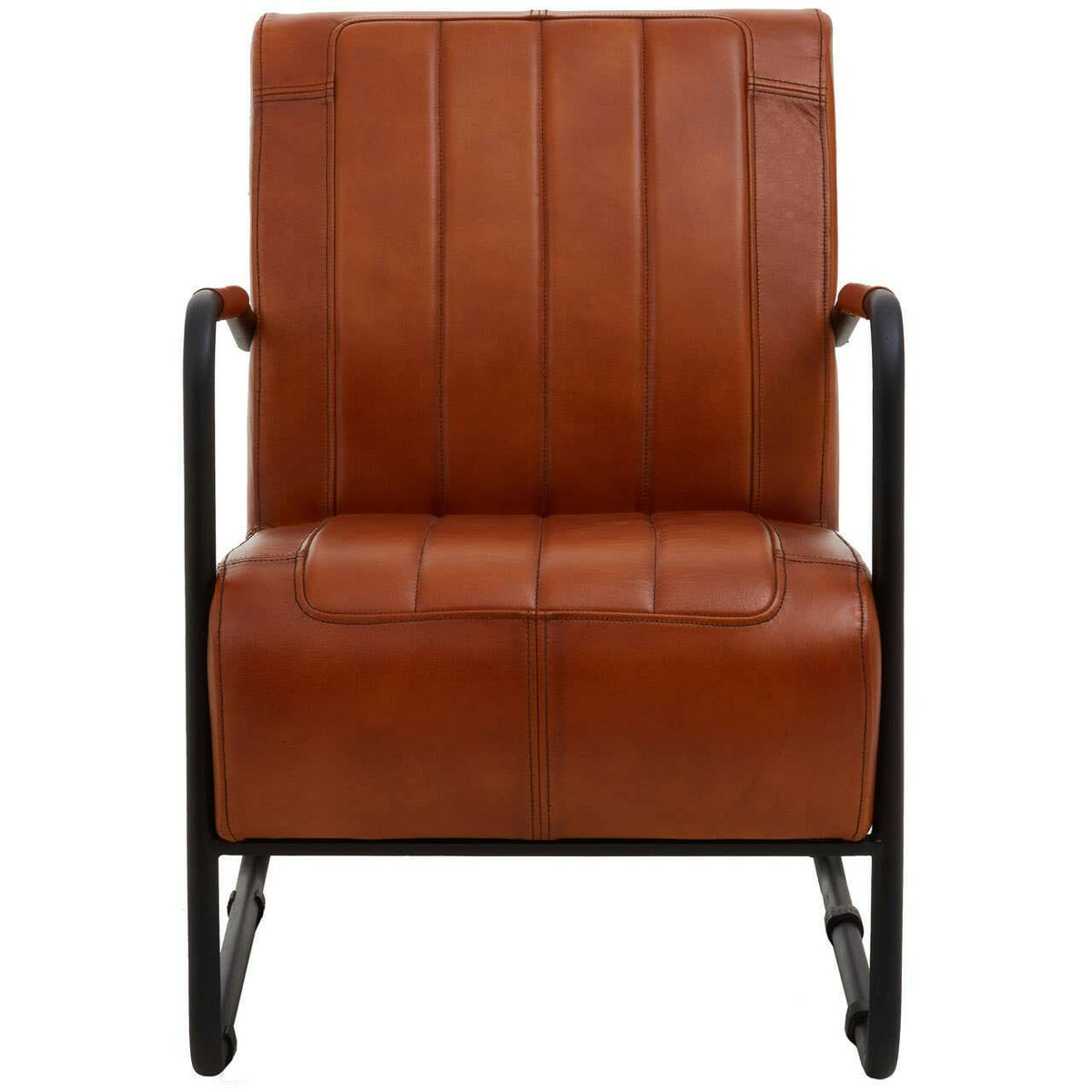 Buffalo Tan Leather Armchair.