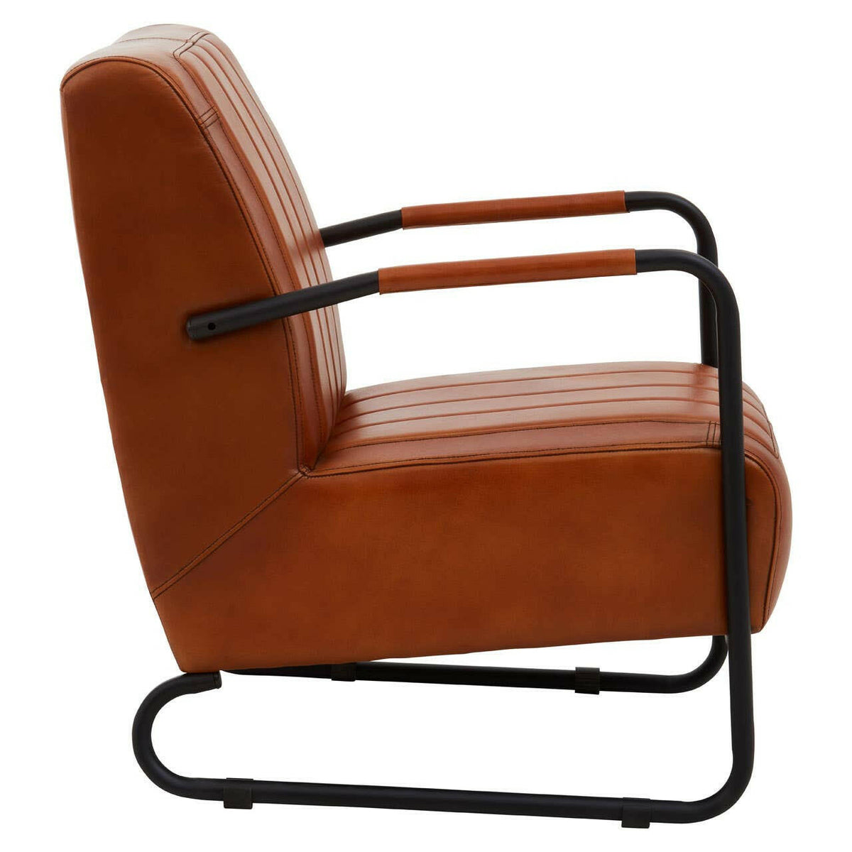 Buffalo Tan Leather Armchair.