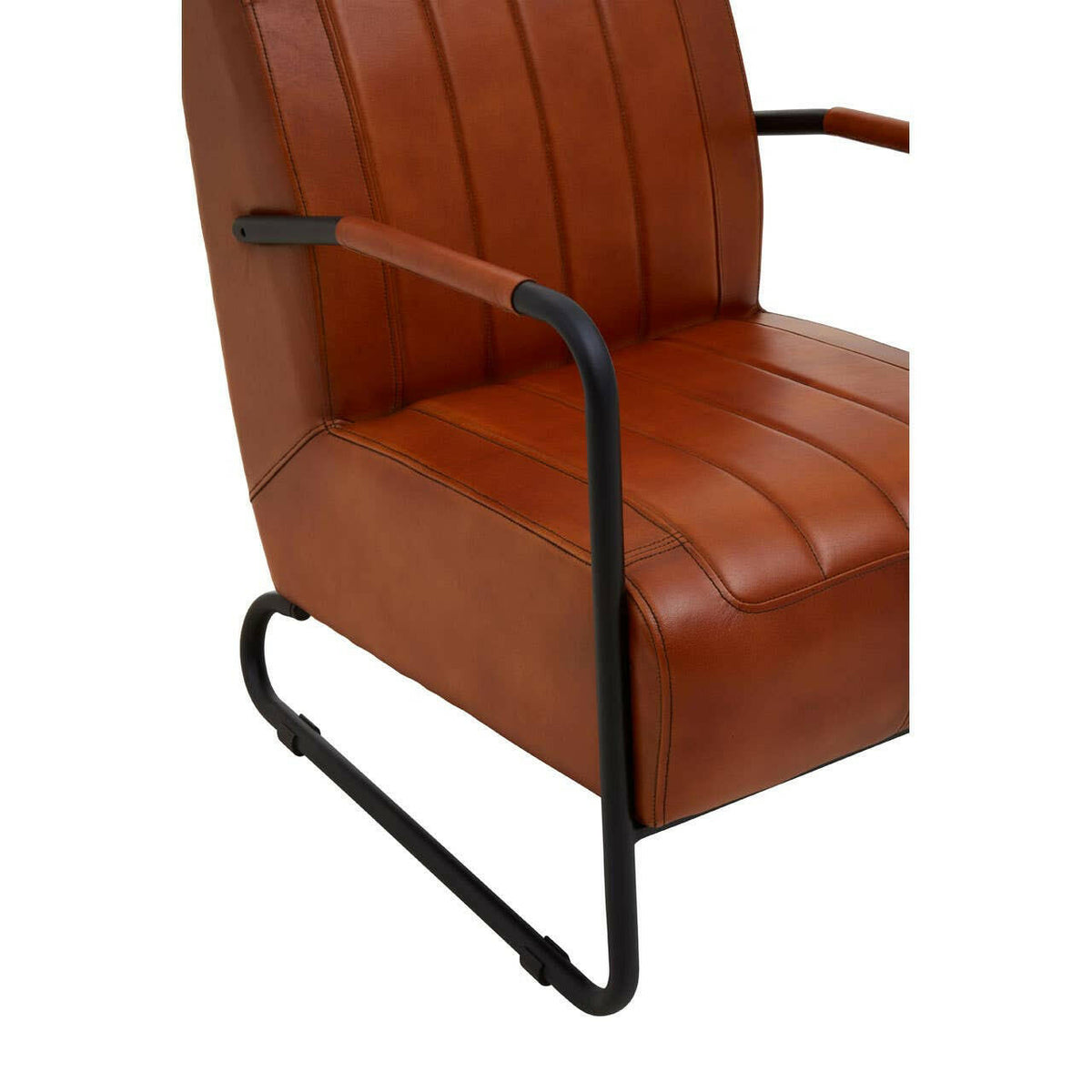 Buffalo Tan Leather Armchair.