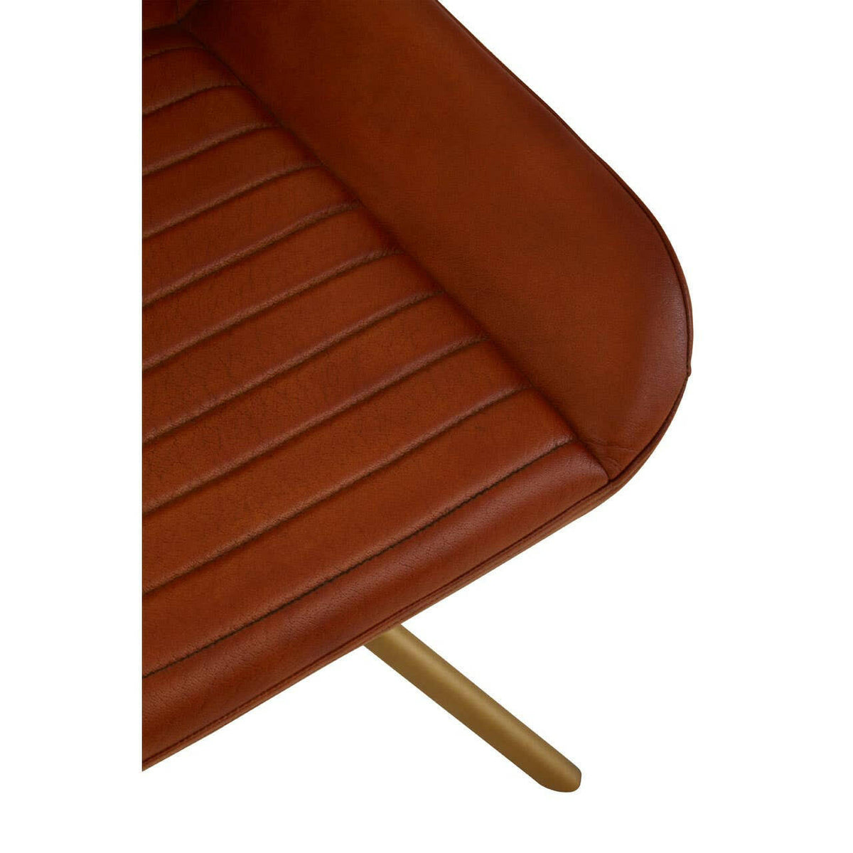 Buffalo Tan Leather Chair.