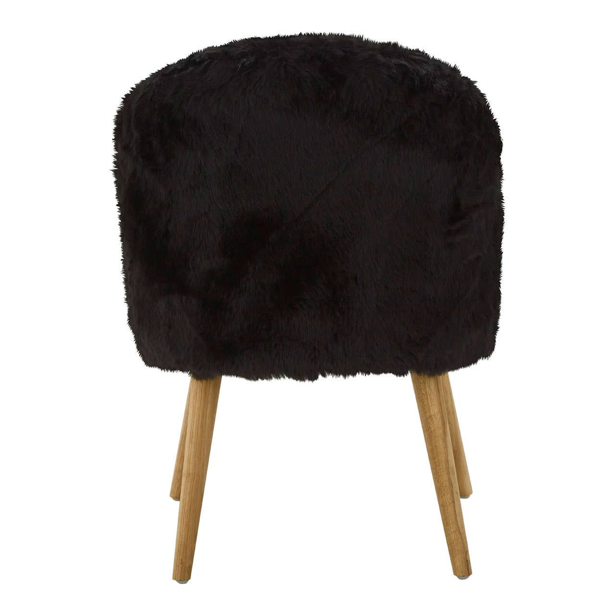 Cabaret Black Fur Effect Chair.