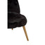 Cabaret Black Fur Effect Chair.