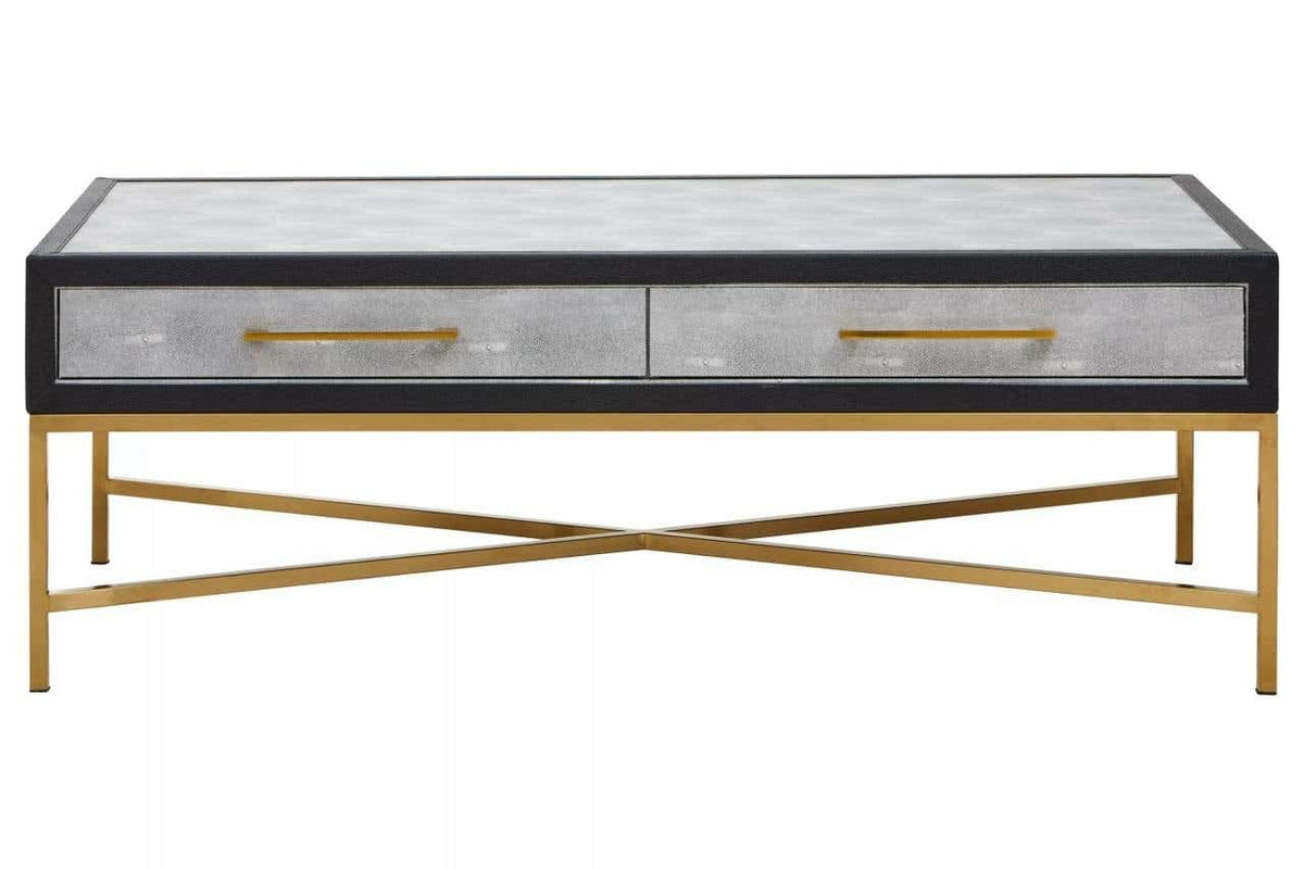 Noosa & Co. Living Cadiz Grey Shagreen Coffee Table House of Isabella UK