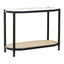 Noosa & Co. Living Cebu Rattan and Glass 2 Tier Console Table House of Isabella UK