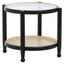 Noosa & Co. Living Cebu Rattan and Glass Side Table House of Isabella UK