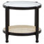 Noosa & Co. Living Cebu Rattan and Glass Side Table House of Isabella UK