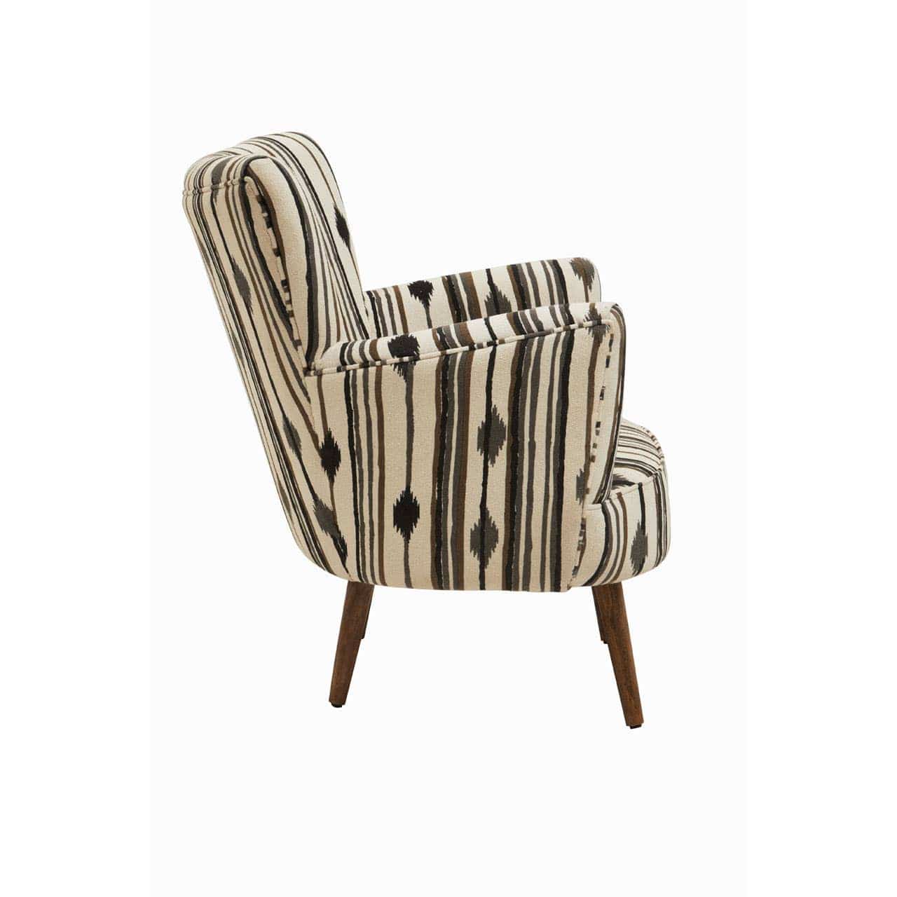 Noosa & Co. Living Cefena Armchair With Flared Arms House of Isabella UK