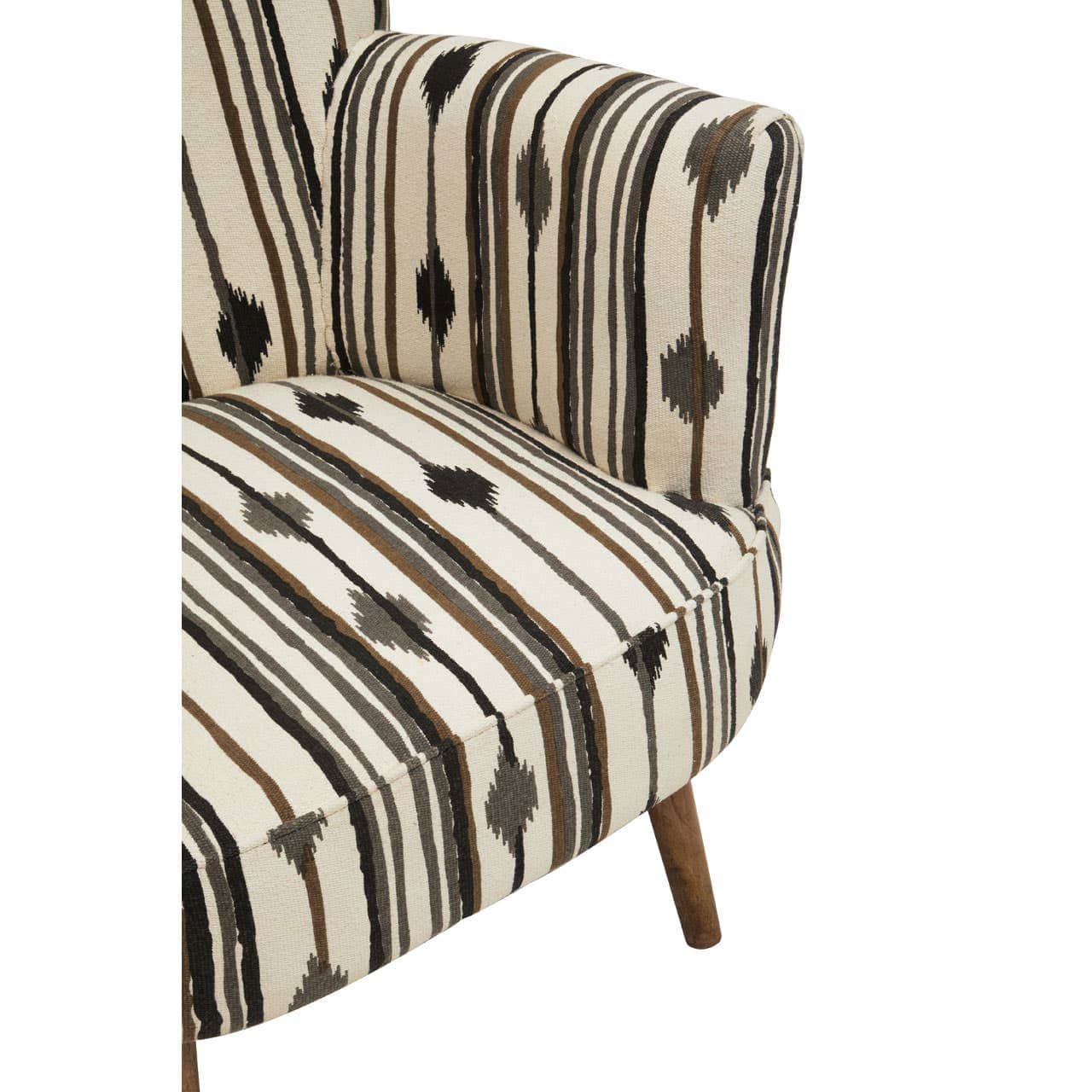 Noosa & Co. Living Cefena Armchair With Flared Arms House of Isabella UK