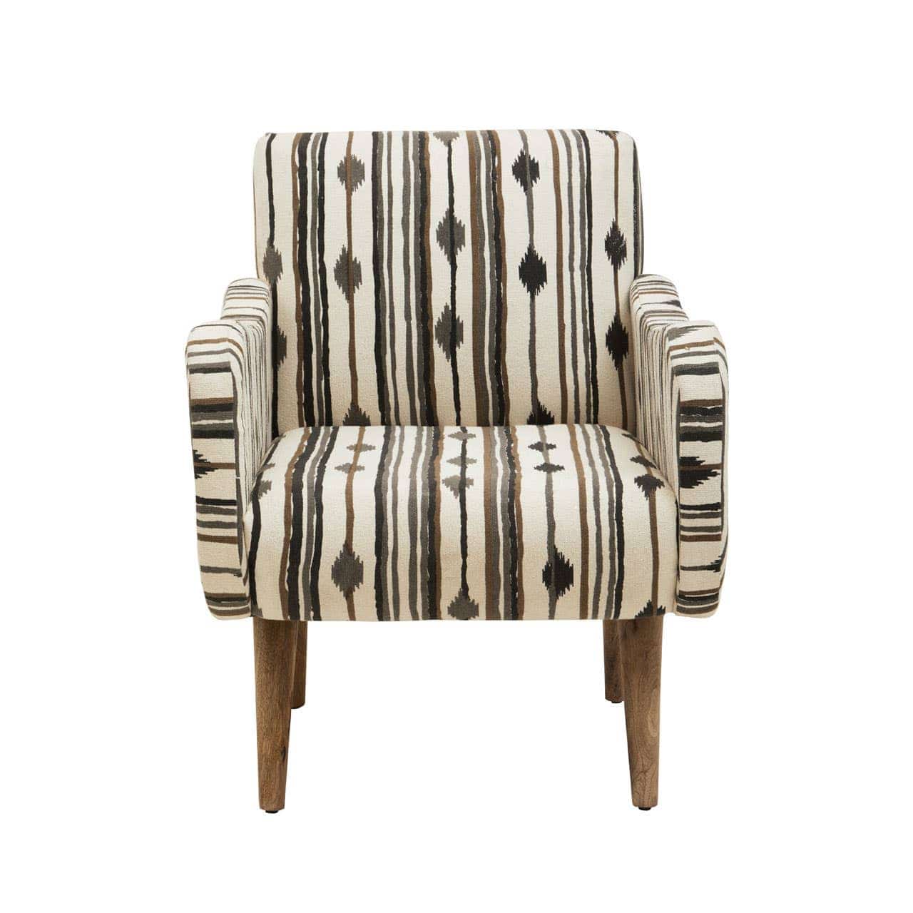 Noosa & Co. Living Cefena Armchair With Straight Arms House of Isabella UK