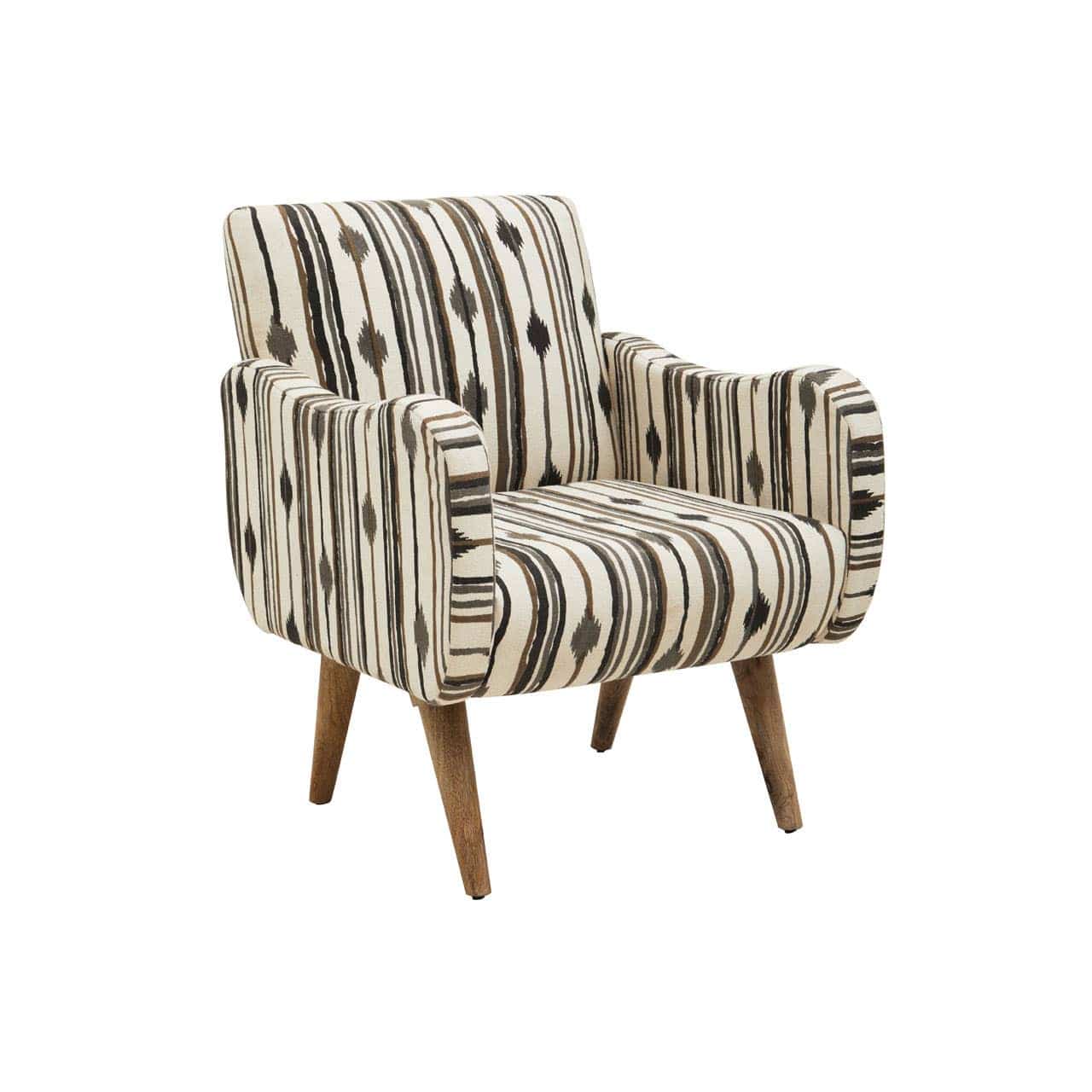 Noosa & Co. Living Cefena Armchair With Straight Arms House of Isabella UK