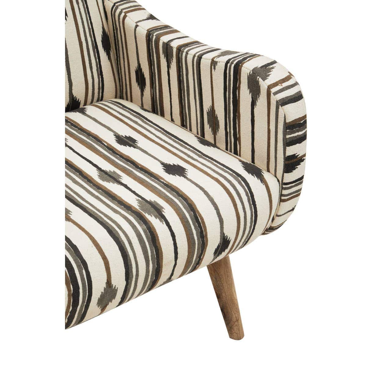 Noosa & Co. Living Cefena Armchair With Straight Arms House of Isabella UK