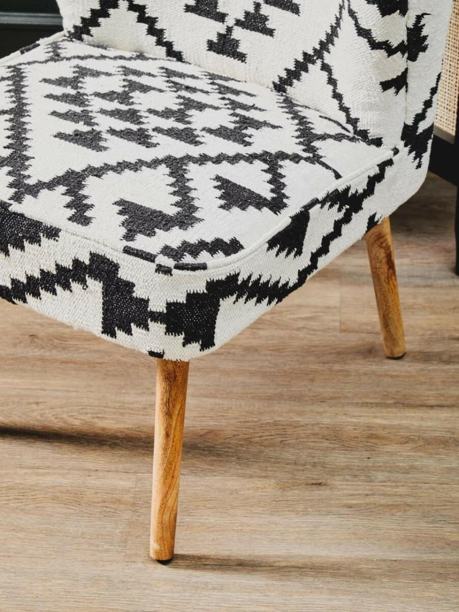 Cefena Berber Style Mango Wood Chair.