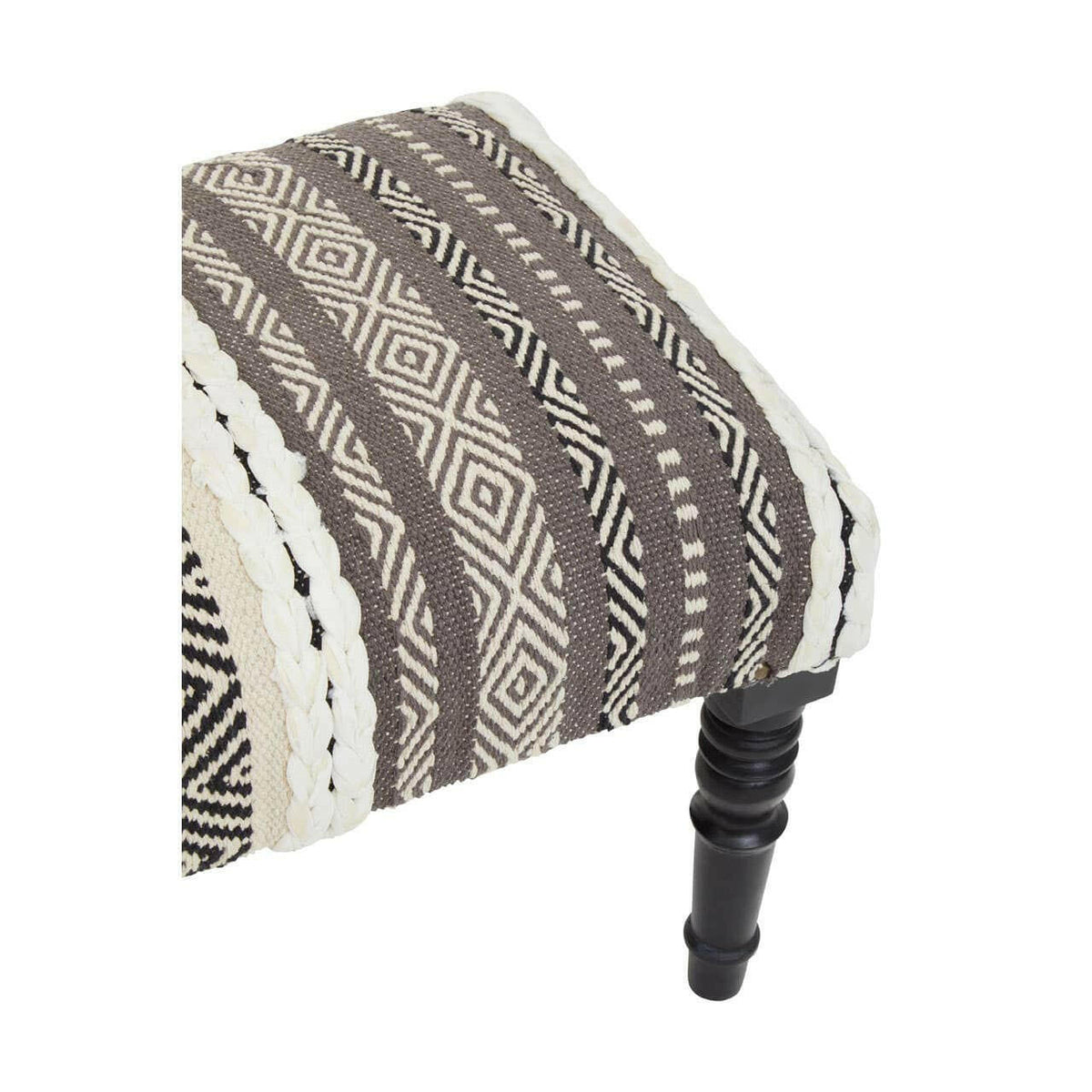 Cefena Grey And White Bench.