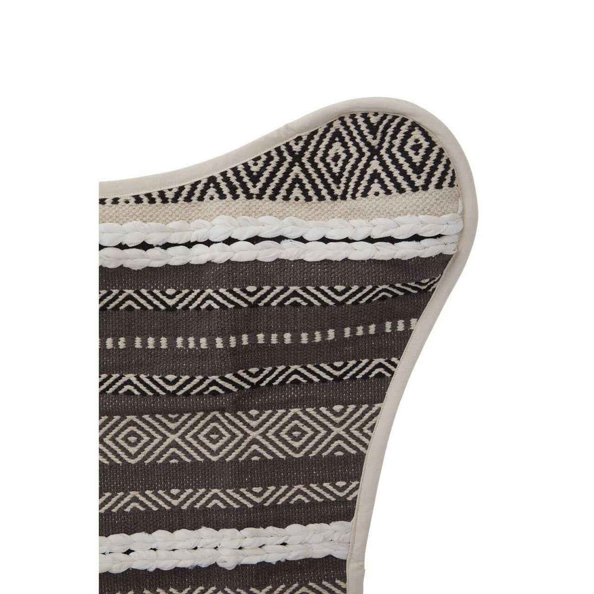 Cefena Grey And White Butterfly Chair.