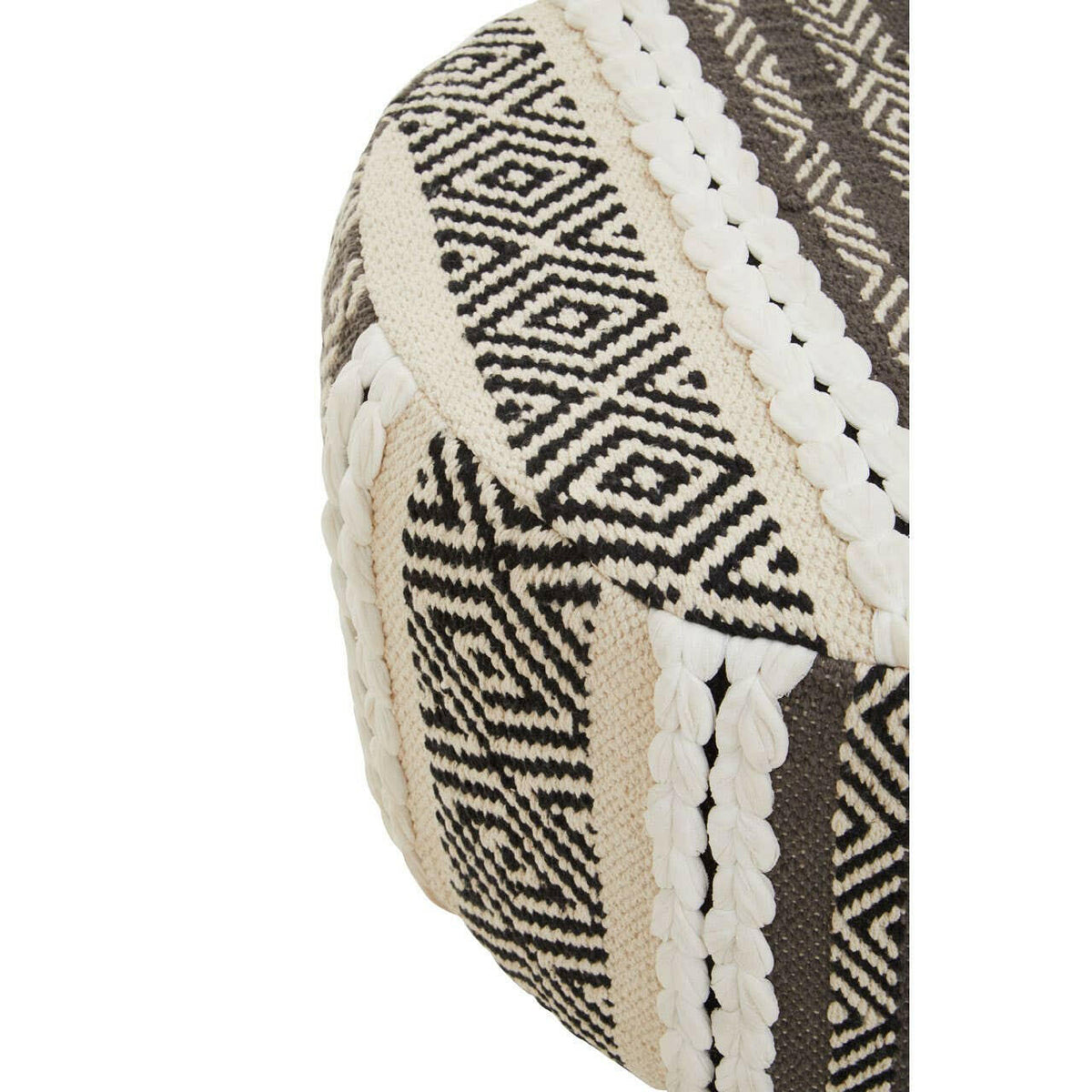 Cefena Grey And White Stool.