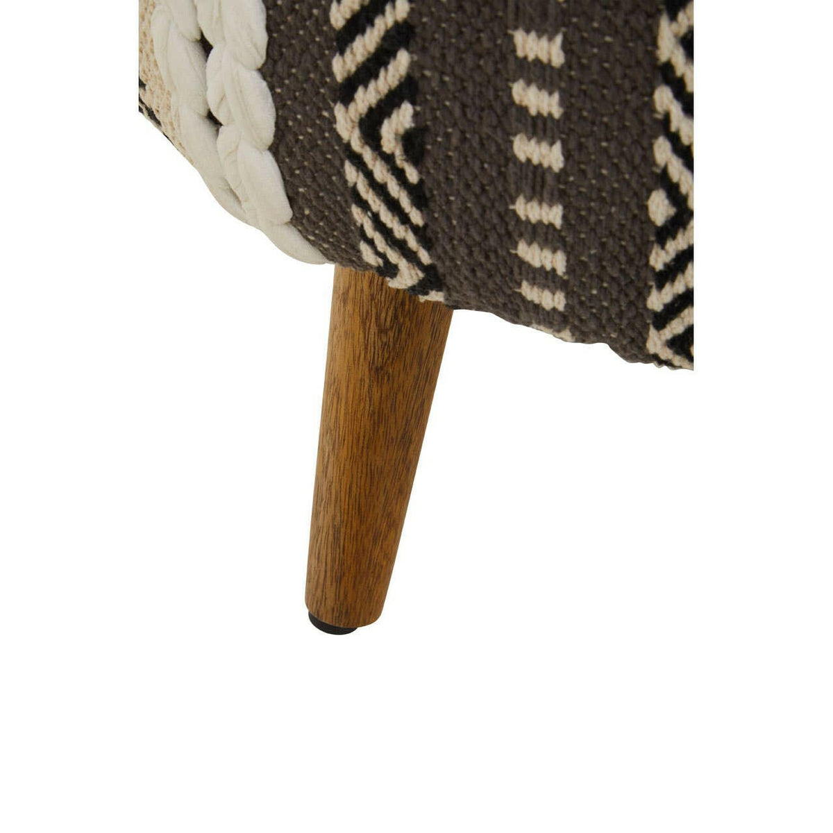 Cefena Grey And White Stool.