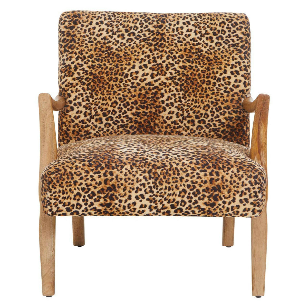 Cefena Leopard Print Chair.