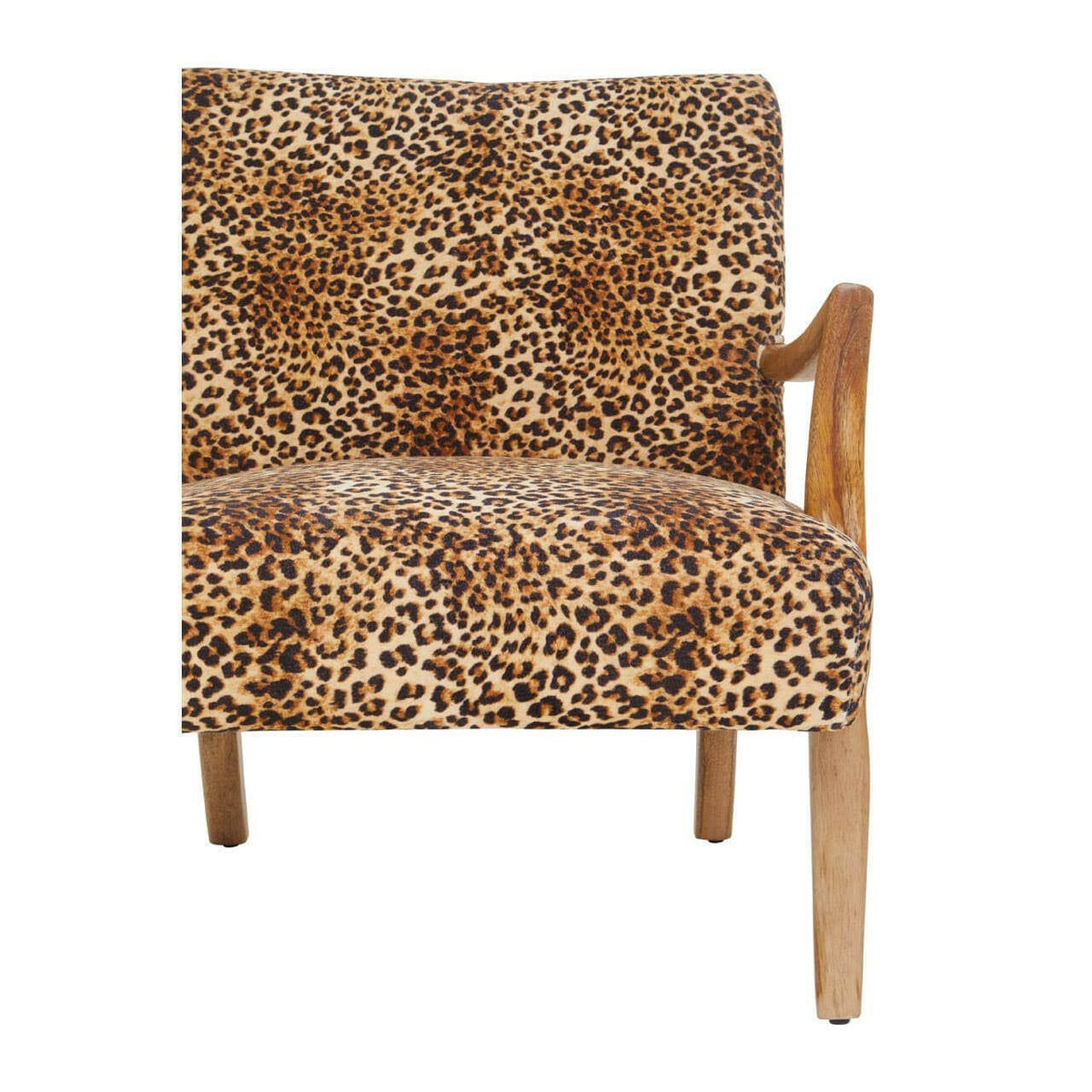 Cefena Leopard Print Chair.