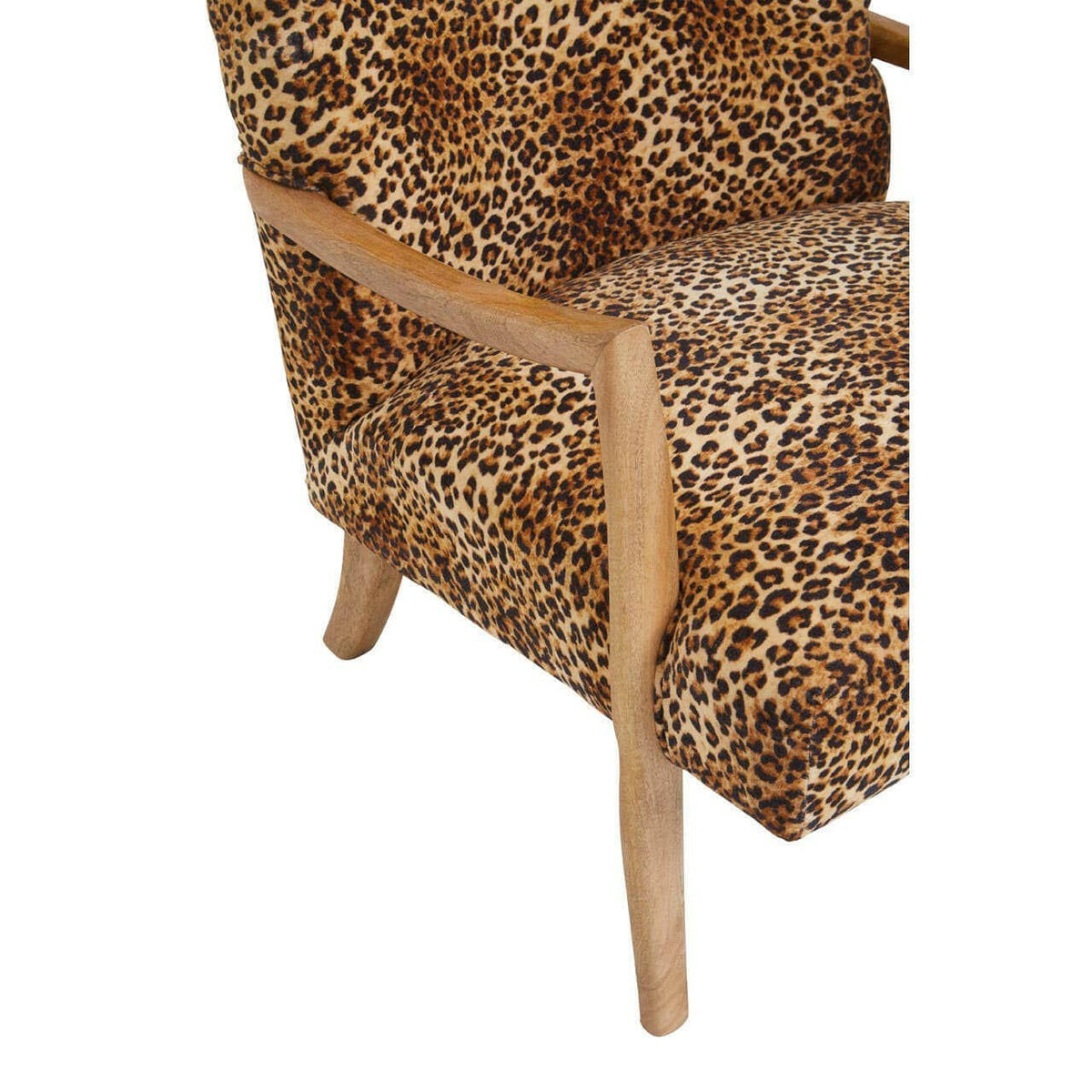 Cefena Leopard Print Chair.