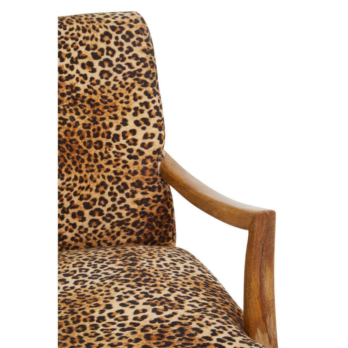Cefena Leopard Print Chair.