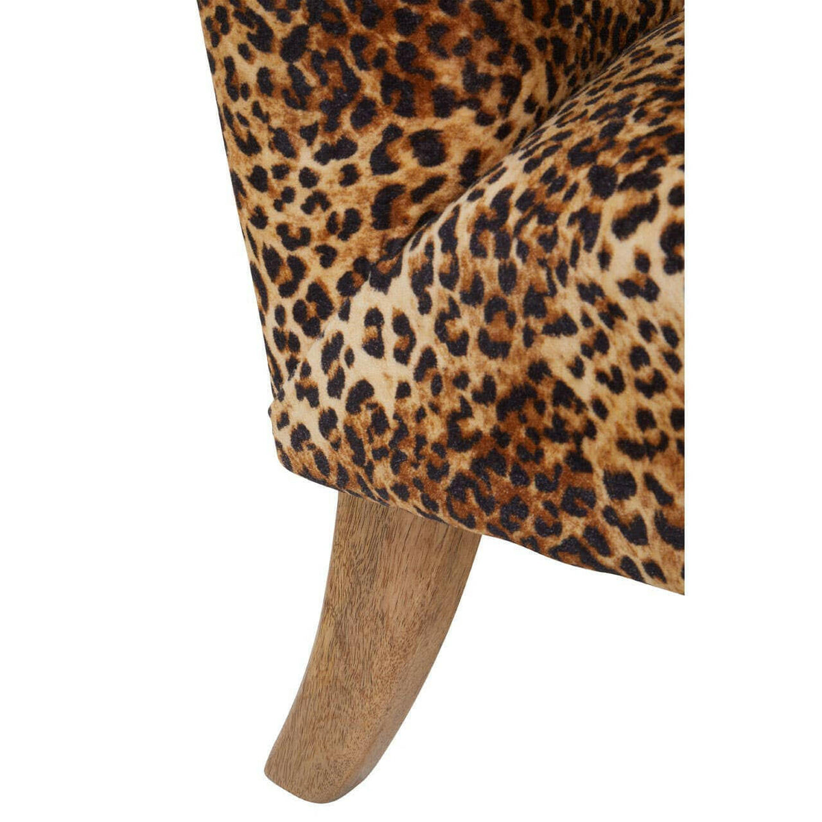 Cefena Leopard Print Chair.