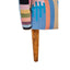 Cefena Multi-Coloured Fabric Chair With Mango Wood Legs.