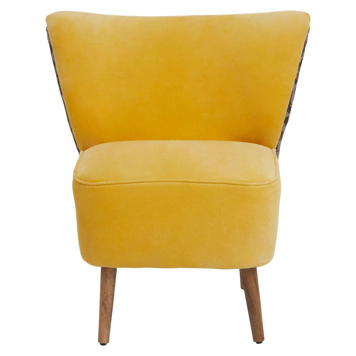 Cefena Yellow Print Chair.