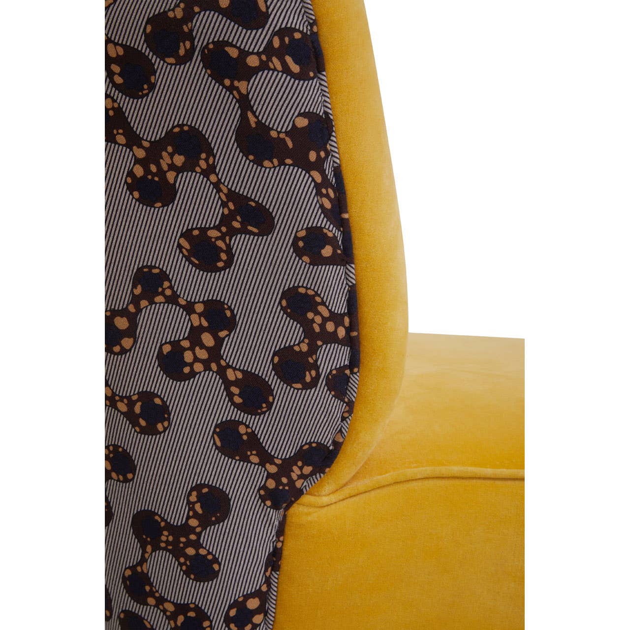 Noosa & Co. Living Cefena Yellow Print Chair House of Isabella UK