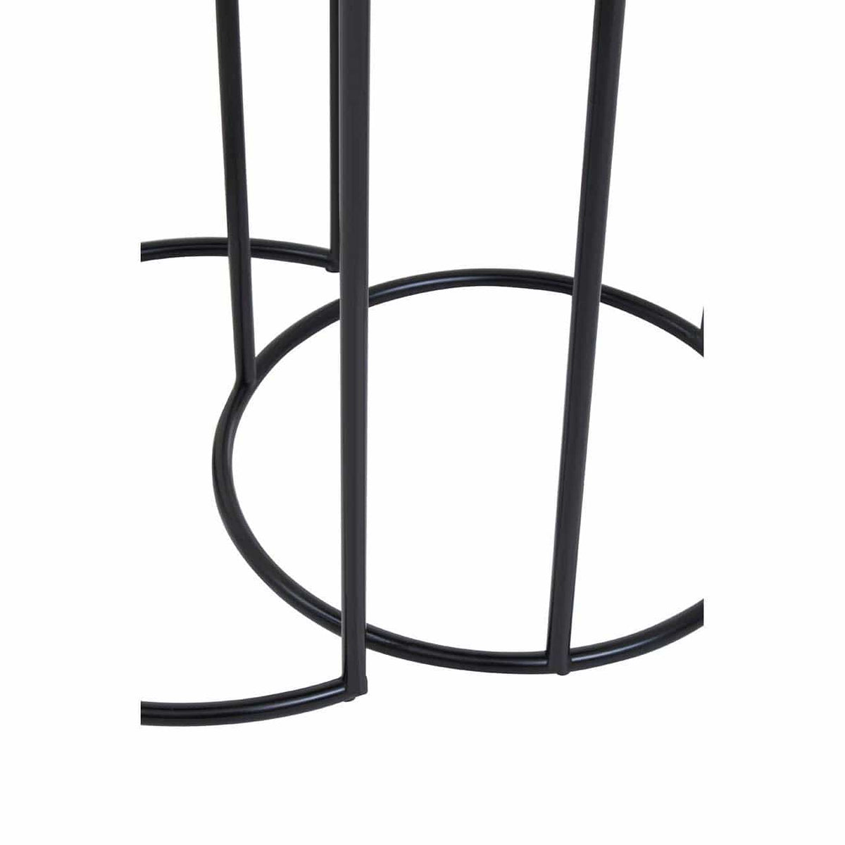 Noosa & Co. Living Celina Set Of 2 Nesting Tables with Agate Effect House of Isabella UK