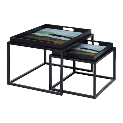 Noosa & Co. Living Celina Set Of Two Nesting Tables Assorted Colour House of Isabella UK