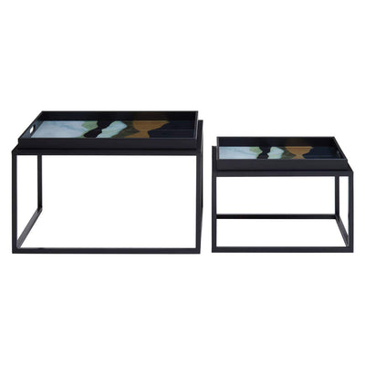 Noosa & Co. Living Celina Set Of Two Nesting Tables Assorted Colour House of Isabella UK