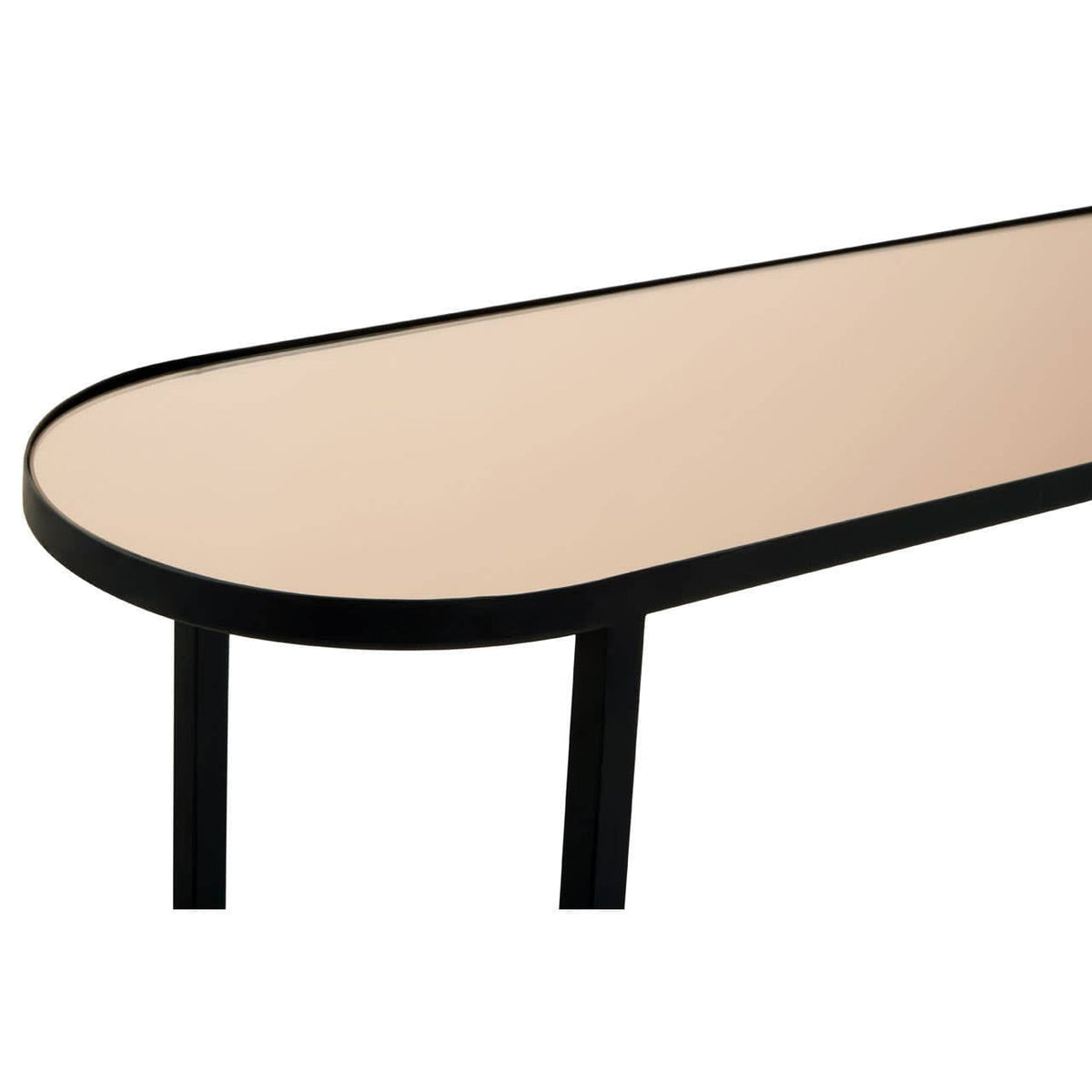 Noosa & Co. Living Cercle Smoked Mirror 2 Tier Console Table House of Isabella UK