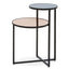 Noosa & Co. Living Cercle Smoked Mirror 2 Tier Side Table House of Isabella UK