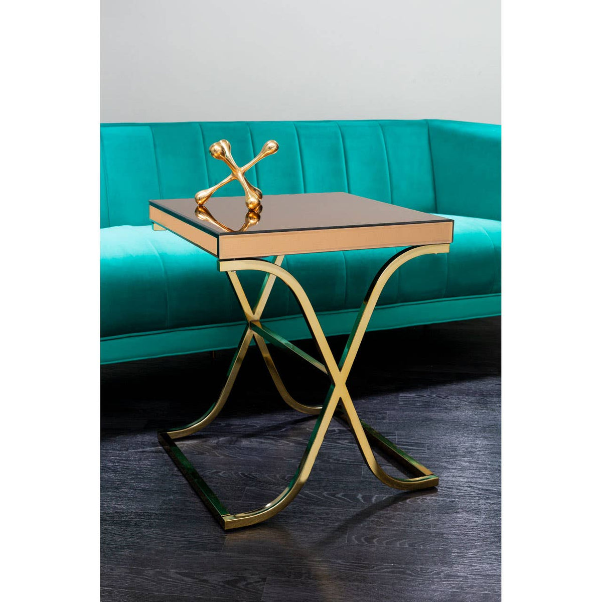 Chelsea Townhouse Cross Legs Side Table.