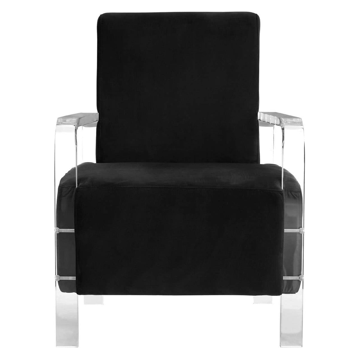 Clarence Black Velvet Chair.
