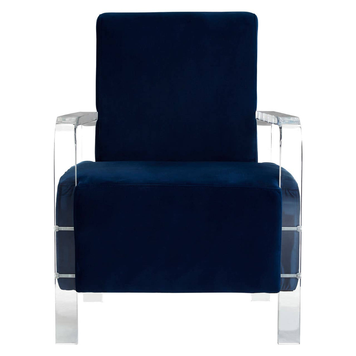 Clarence Blue Velvet Chair.