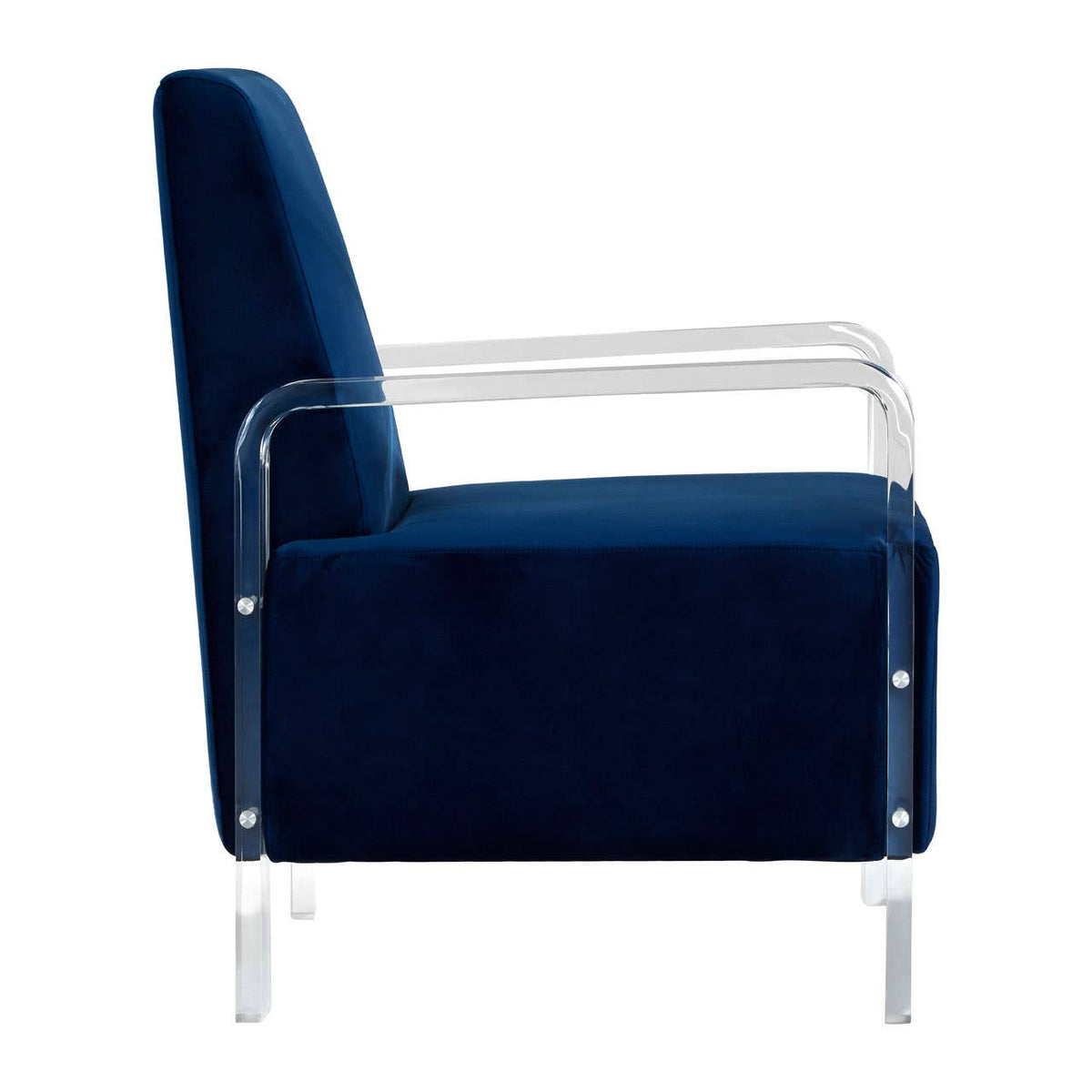 Clarence Blue Velvet Chair.